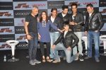 Neeraj Roy, Farah Khan, Shah Rukh Khan, Abhishek Bachchan, Vivaan Shah, Sonu Sood, Boman Irani at Happy New Year game launch by Hungama in Taj Land